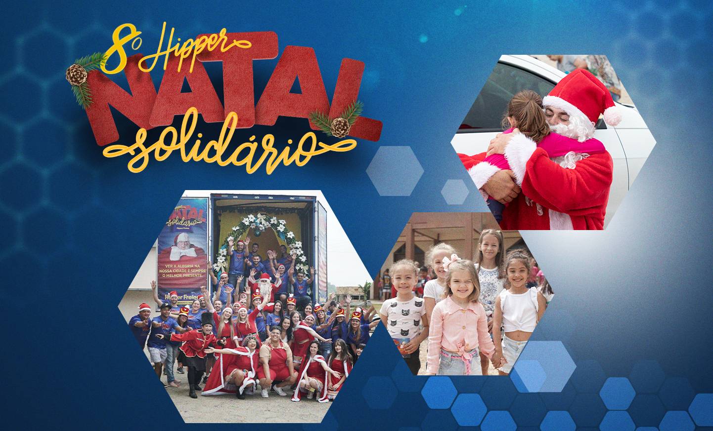 Alegria toma conta de Sangão com distribuição de presentes do Hipper Natal Solidário