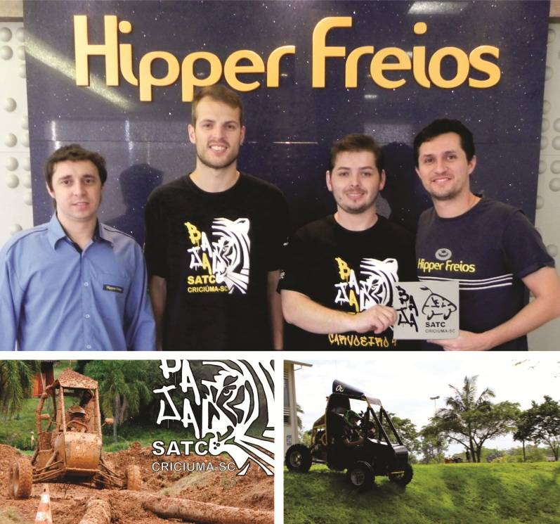 Acadêmicos de engenharia mecânica contam com o apoio da Hipper Freios