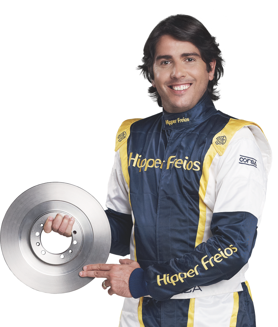 Cacá Bueno é o garoto propaganda da Hipper Freios