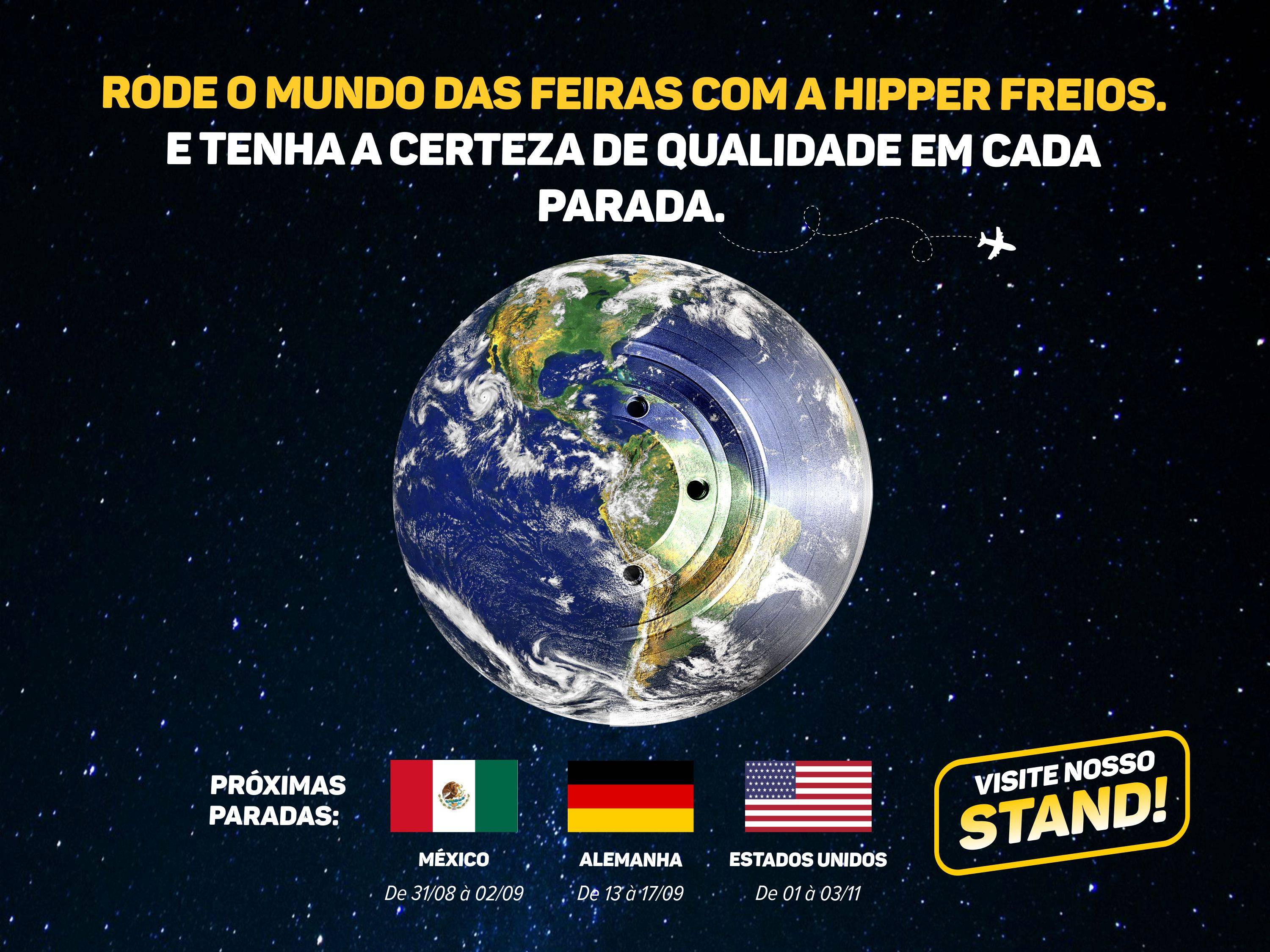 Hipper Freios alcançando, cada vez mais, mercados no exterior