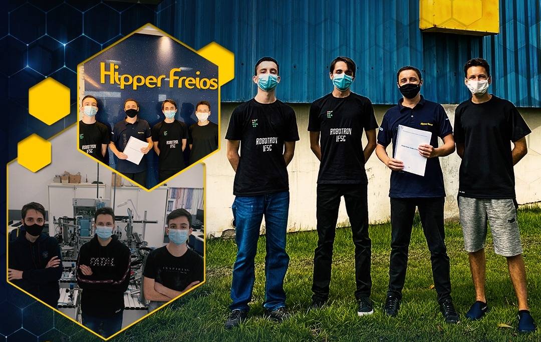 Hipper Freios apoya equipo catarinense que disputa competición internacional de robótica