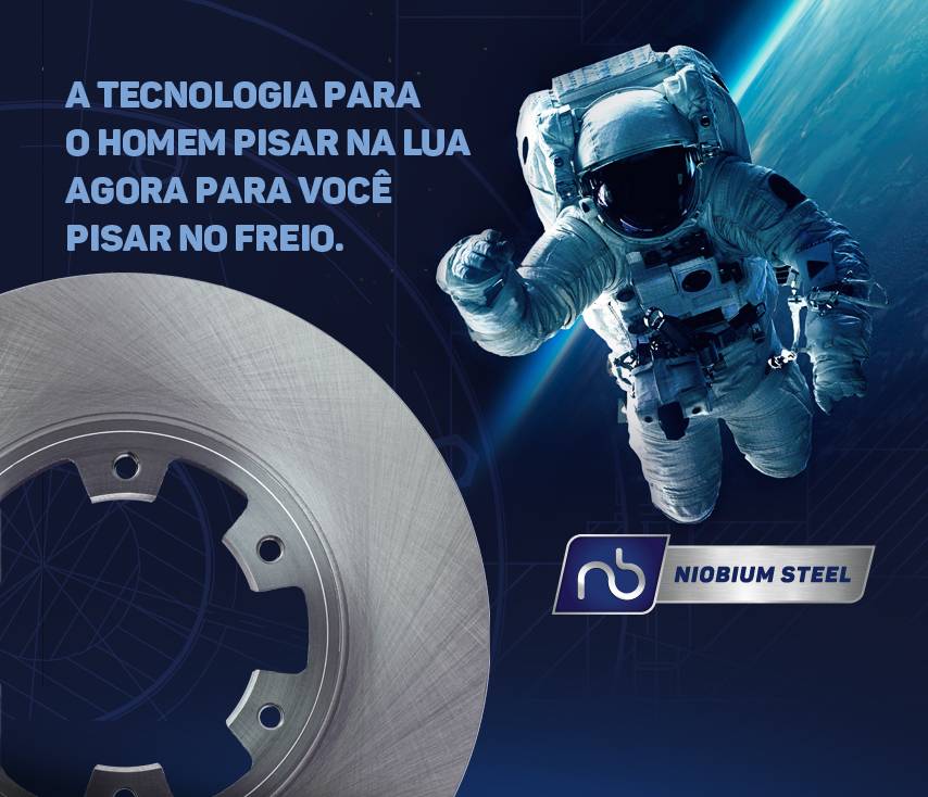 Hipper Freios apresenta o inovador disco de freio com a força do Nióbio