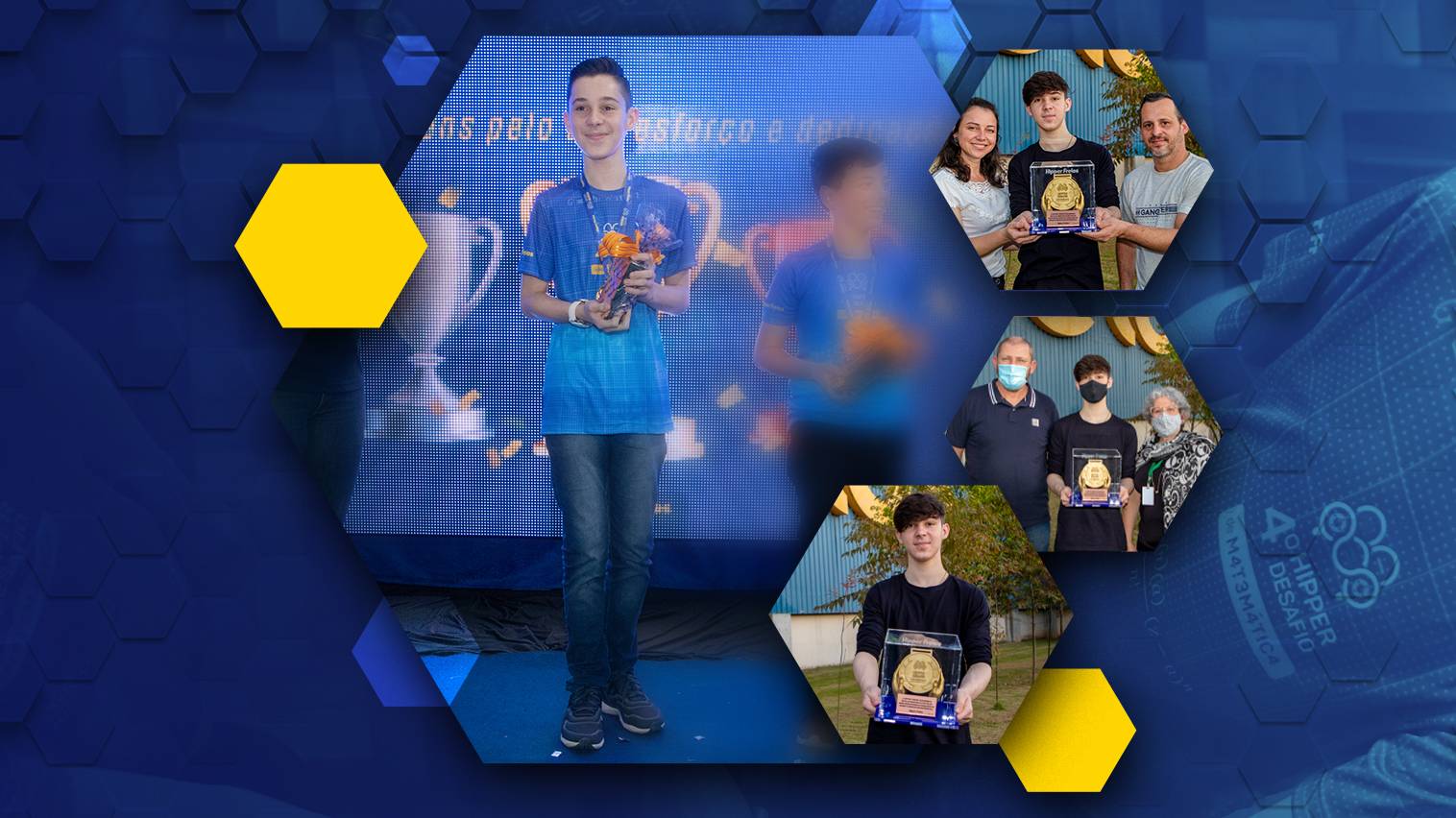 Hipper Freios faz homenagem a primeiro aluno de Sangão  a ganhar medalha de ouro na Obmep Nacional