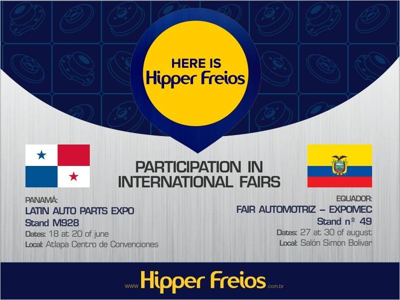 Hipper Freios participate in fairs abroad