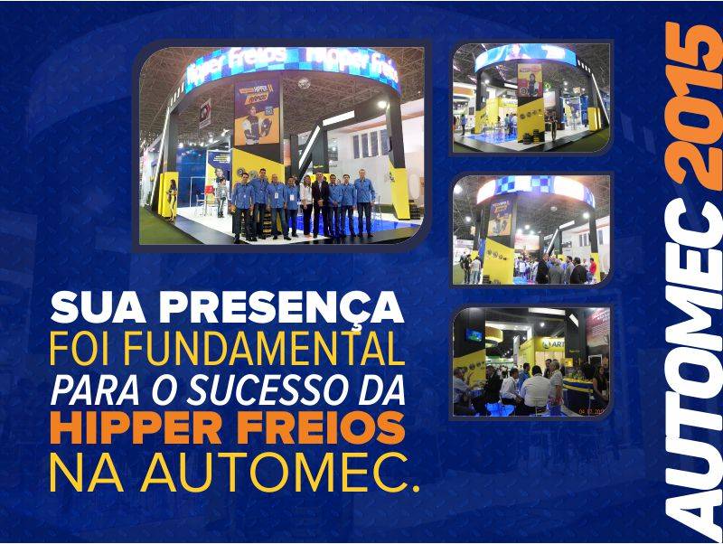Hipper Freios presente na Automec 2015