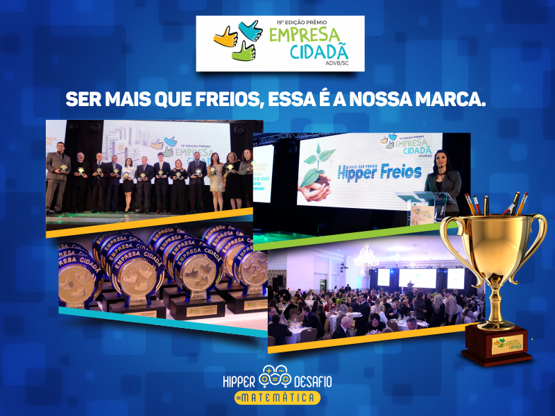 Hipper Freios recebe o prêmio Empresa Cidadã da ADVB/SC
