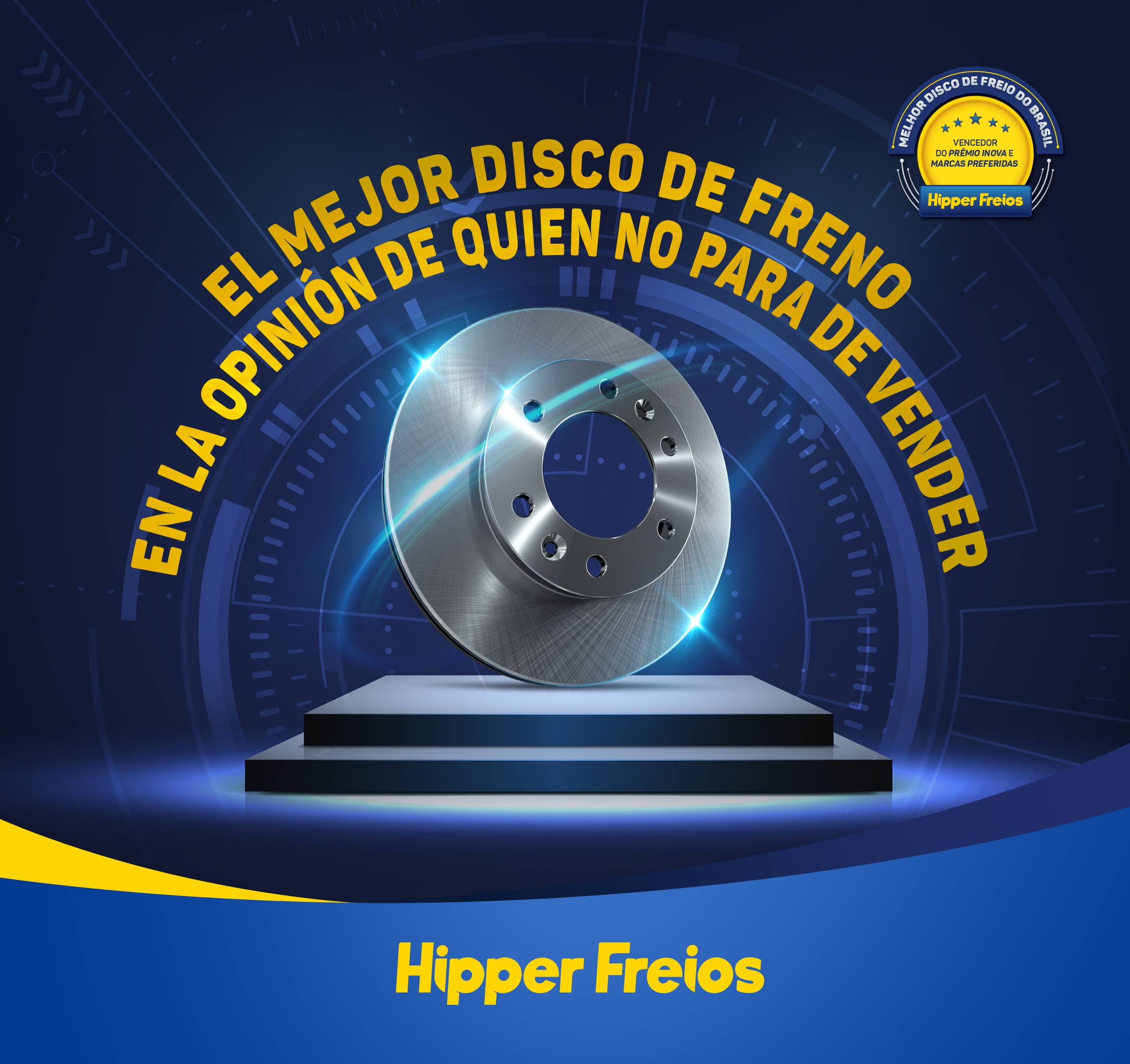 Hipper Frenos es la marca más reconocida, comprada y apreciada de Brasil