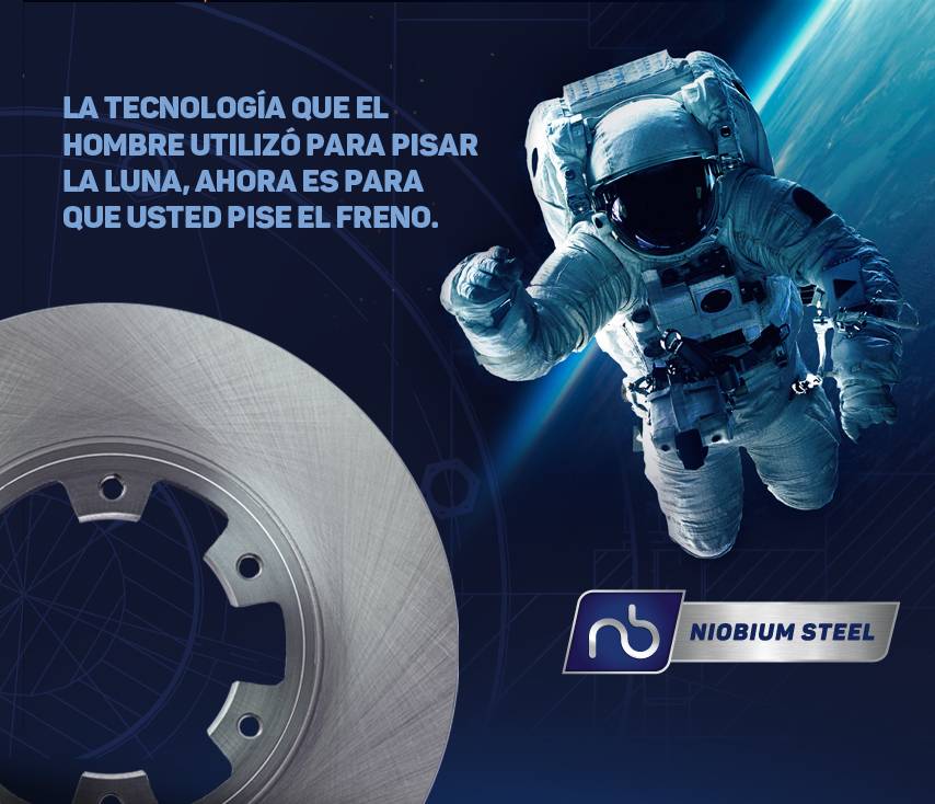 Hipper Frenos presenta el innovador disco de freno con la fuerza del Niobio