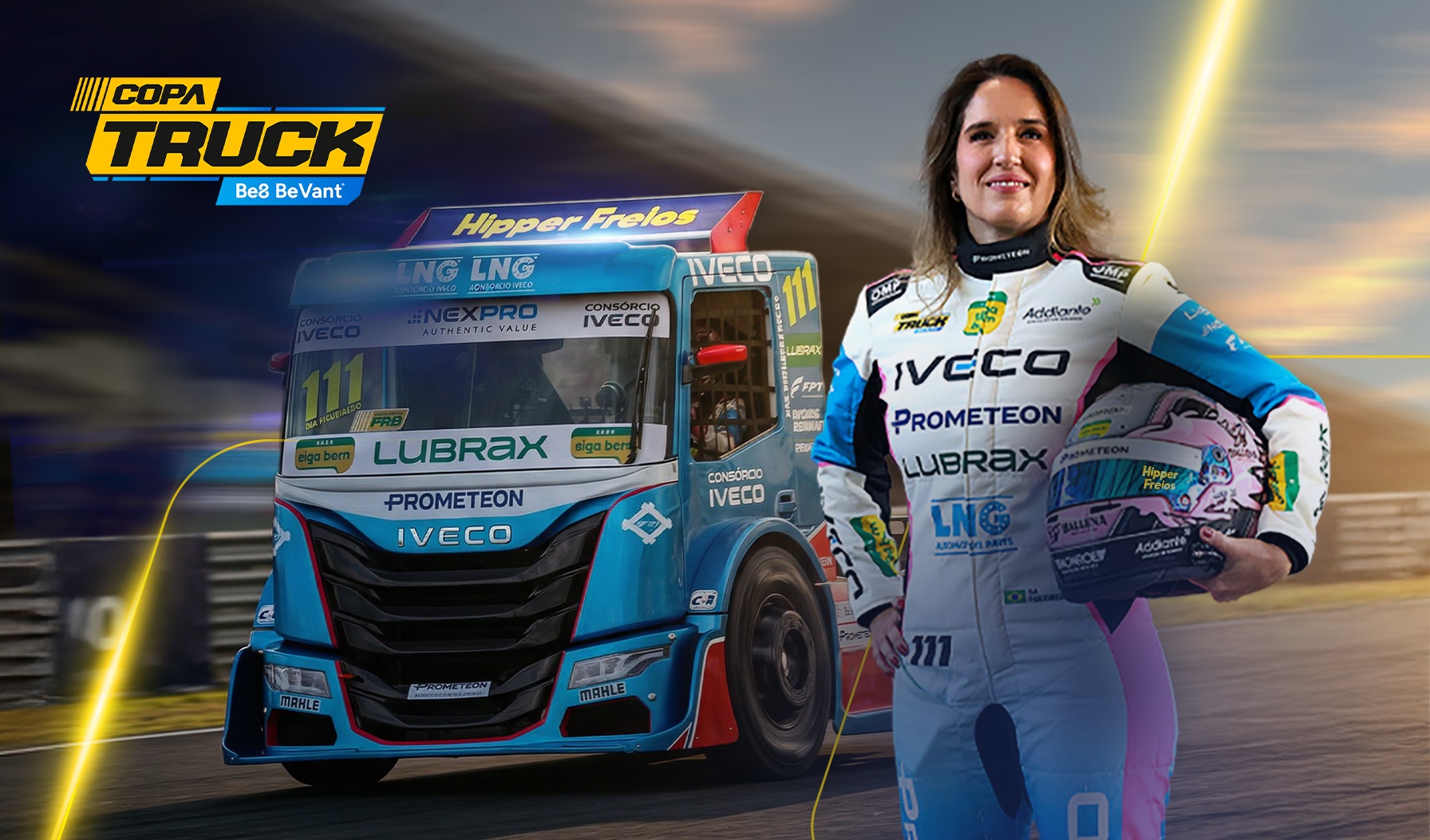 Na pista dos pesos pesados com Bia Figueiredo na Copa Truck